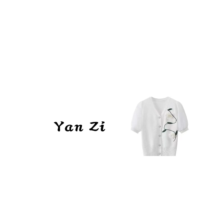 【雁子女装】201-400Y针织上衣短袖女夏装23