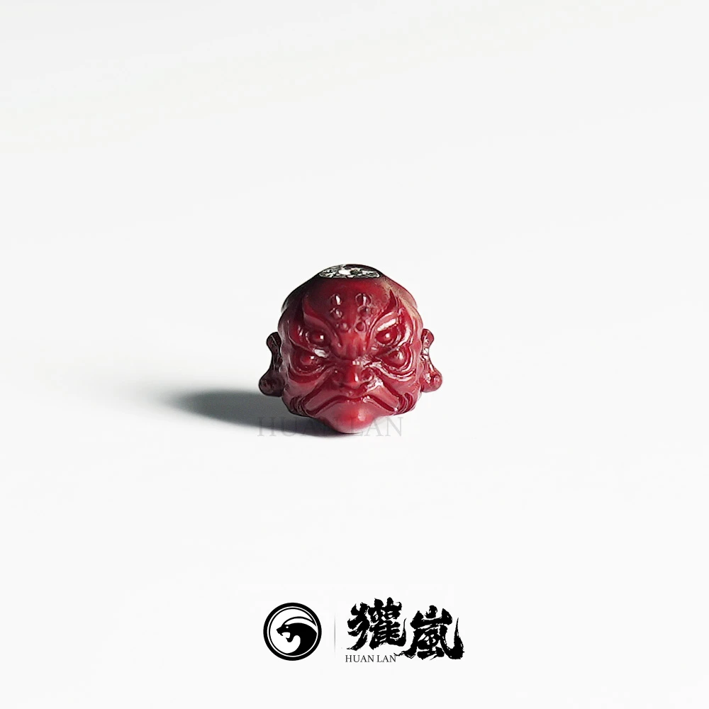 非金属木质吊坠 非金属木质吊坠鹿角四目恶僧单颗[HL007]