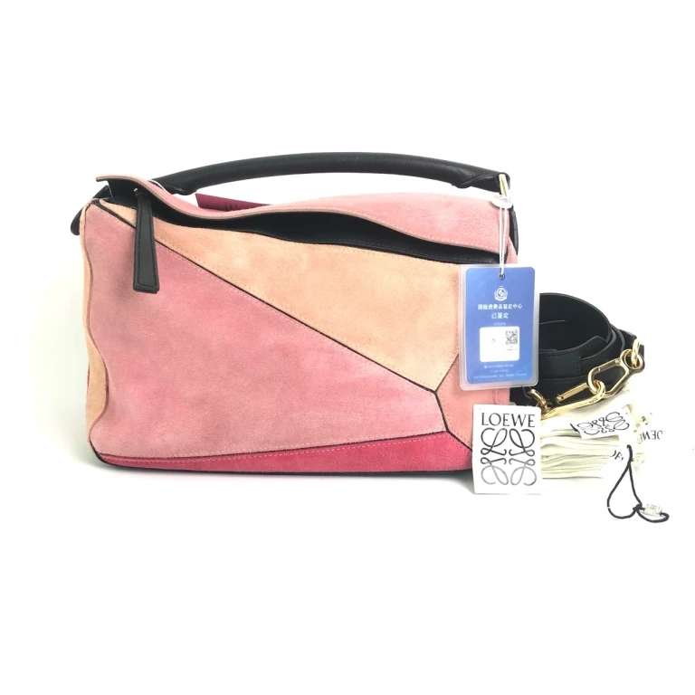 95新 LOEWE/罗意威 安洁利严选loewe几何包手提单肩包 WHL408009H