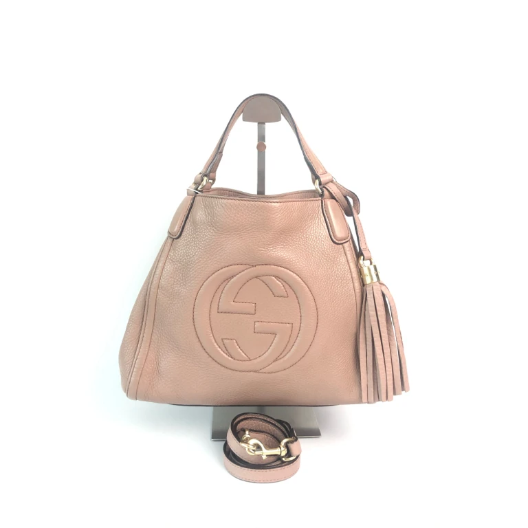 95新 GUCCI/古驰 安洁利严选GUCCI古驰流苏手提单肩包/WHZ407040H