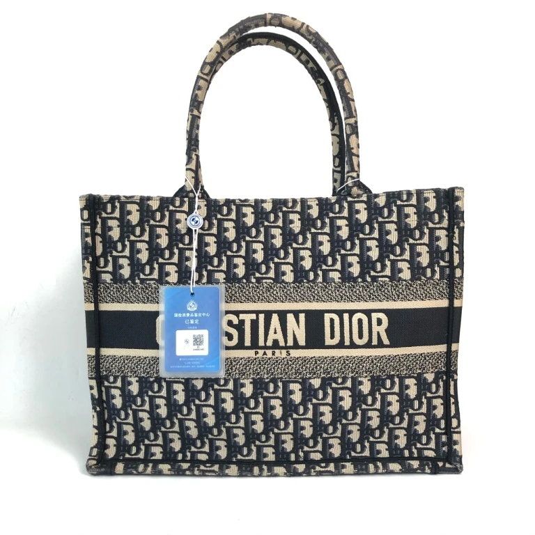 95新 DIOR/迪奥 安洁利严选 迪奥booktote帆布手提包 WHZ408054