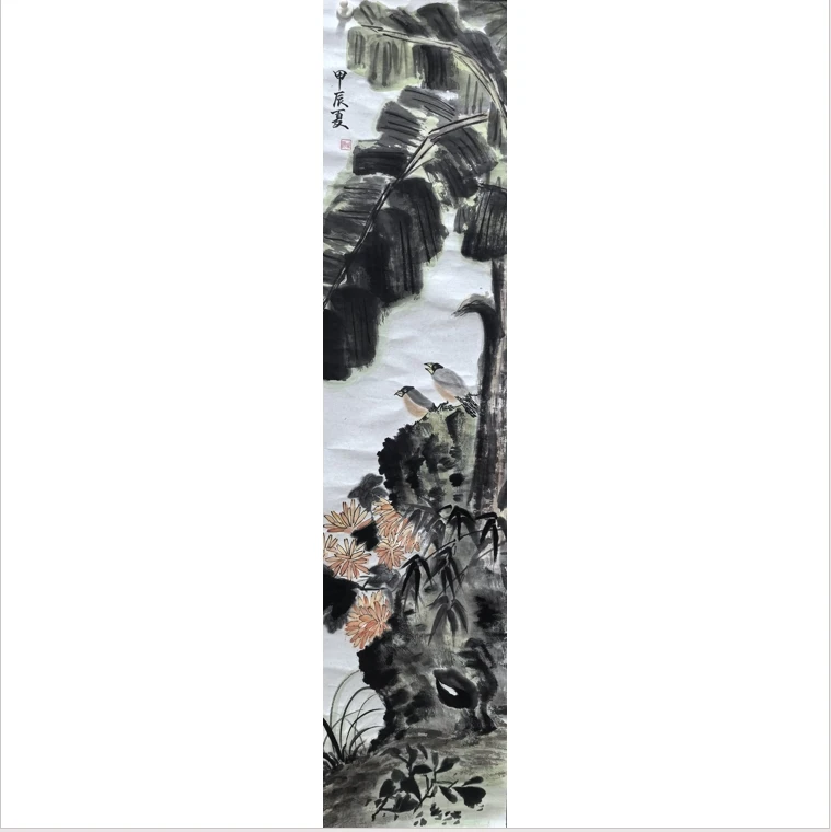 工艺装饰画纯手工7月【31-52号学生作品1】国画作品丢丢老师学生