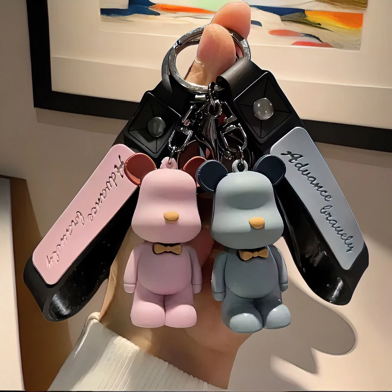2025新款小熊钥匙扣汽车包挂坠钥匙链男女士日用小礼品网红钥匙扣
