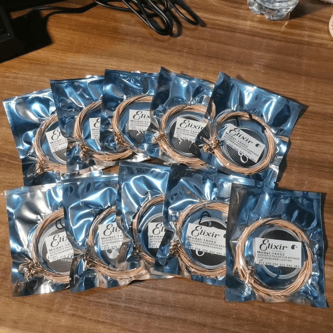 吉他琴弦马丁12-54伊利克斯16052达达里奥exp16古典吉他琴弦萨瓦