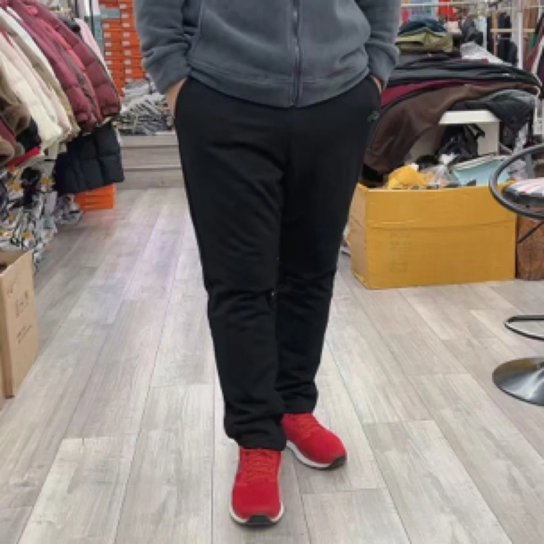 男款加厚羊绒鹅绒裤冬季保暖裤男士男款时尚户外休闲