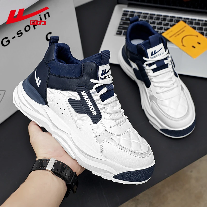 回力正品男鞋秋冬季百搭休闲男士高帮板鞋软底耐磨防滑青少年潮鞋