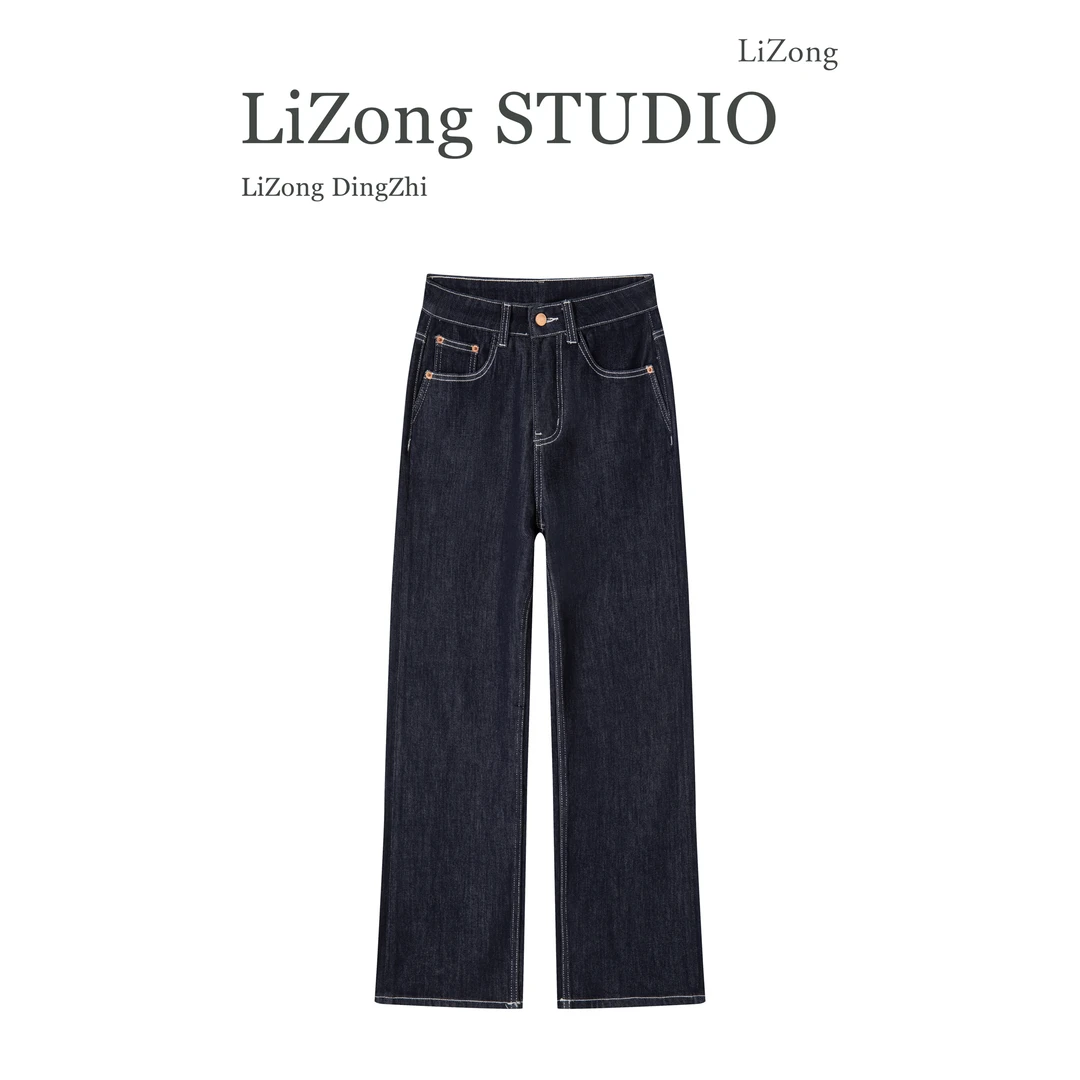 PF-7213早秋新款深圳南油原版普洗普洗不掉色明线窄版牛仔裤女