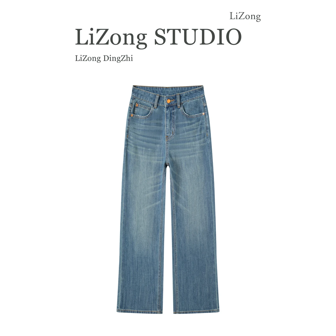 PF-7218深圳南油原版幻影蓝牛仔裤女徕卡四面弹天丝