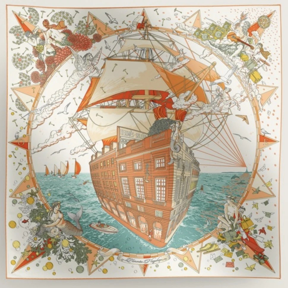 爱马仕丝巾（款式随机）