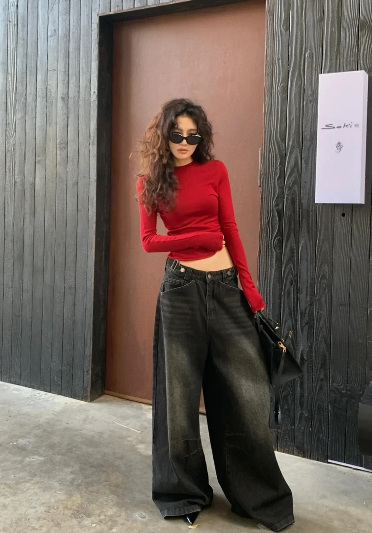 2025新款早秋内搭可外穿修身针织打底衫女显瘦高级感气质长袖上衣