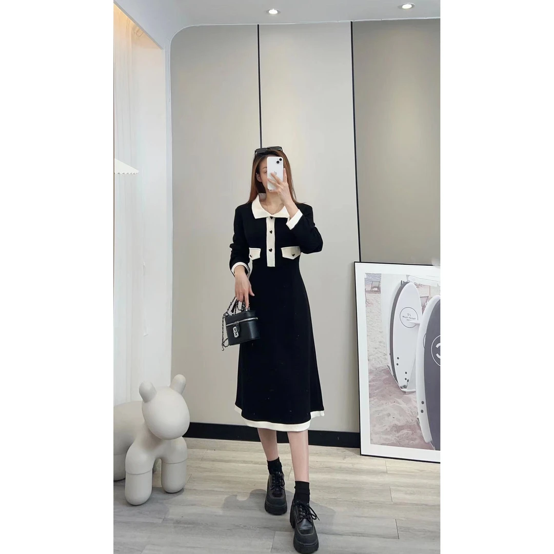 【玲胖胖 霓裳羽衣】 早春新假两件显瘦高腰连衣裙大码女装LPP6364