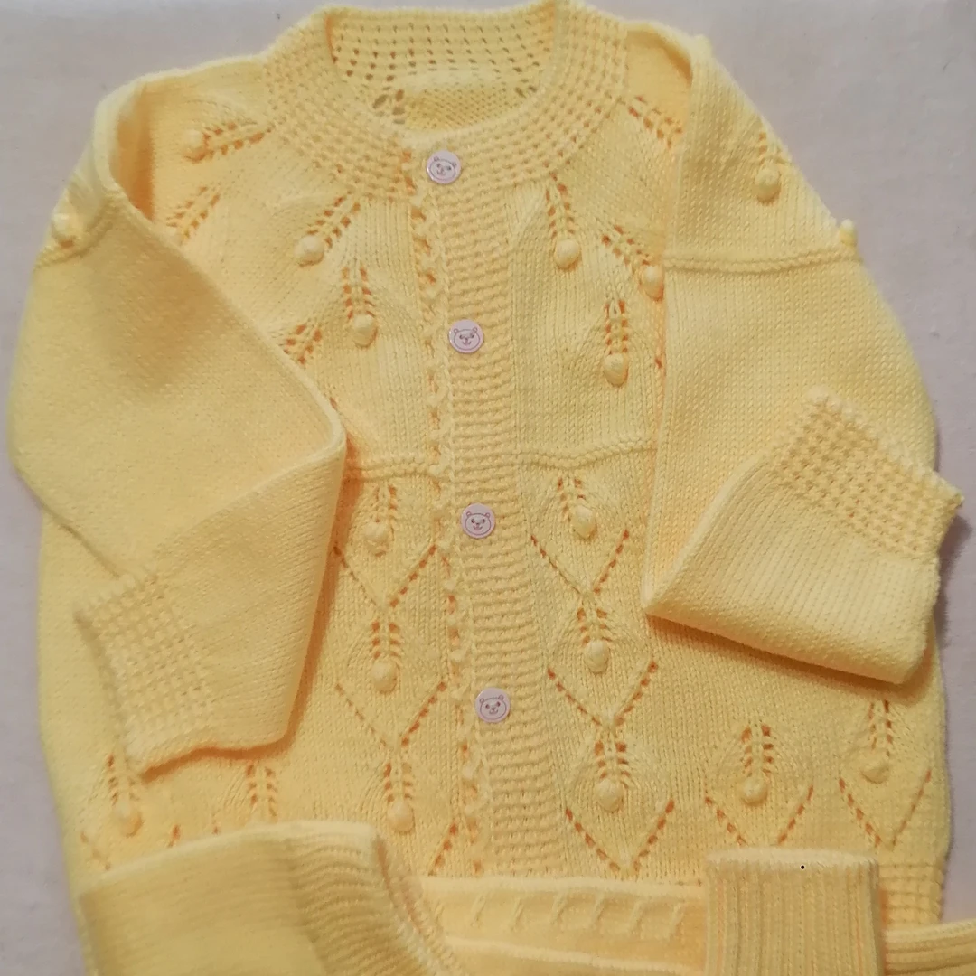 《定织成品》樱桃花毛线套装