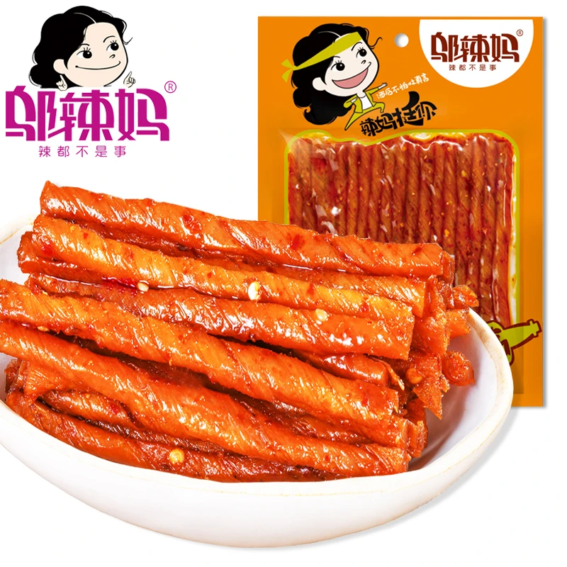 WULAMA/邬辣妈酒鬼豆筋零食网红豆制品辣条香辣正宗营养湖南辣味