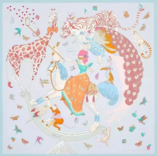 Hermes/爱马仕 丝巾90*90cm