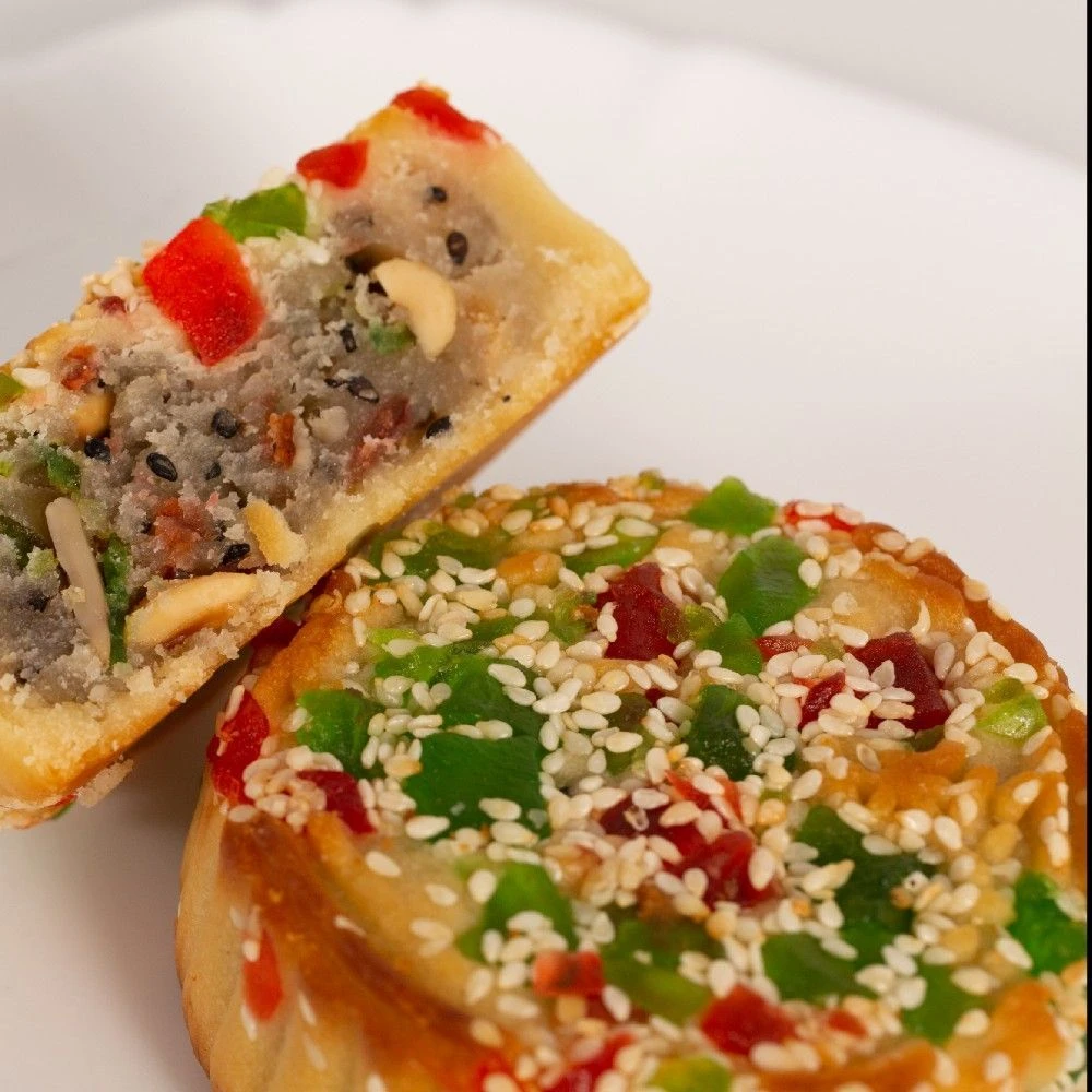 【淄博月饼】果仁广式月饼中秋礼品中秋节伍仁月饼散装中秋节小时候