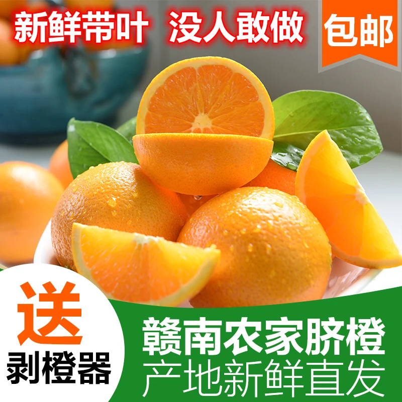 【20斤赣南脐橙】正宗江西赣南脐橙现摘现发寻乌脐橙坏果包赔