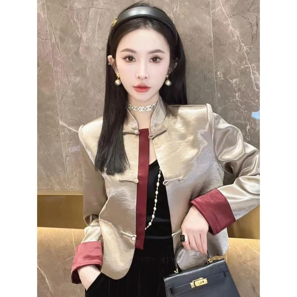 【秋日来信】秋季新中式轻奢时尚气质网红外套高端轻奢旗袍女式衬衫