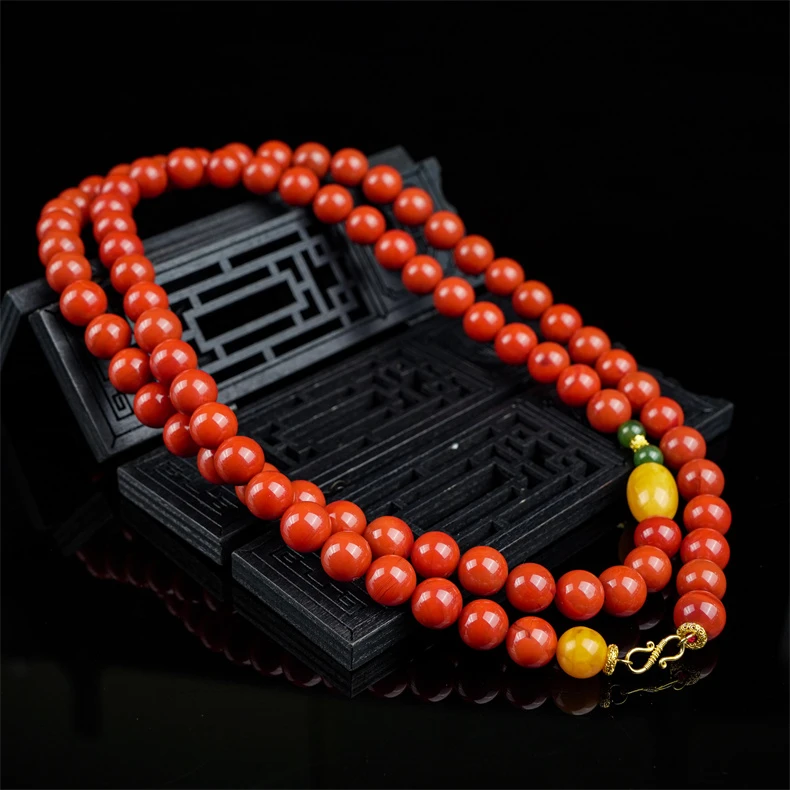 9mm18k天然瓦西南红DIY项链/13268003000