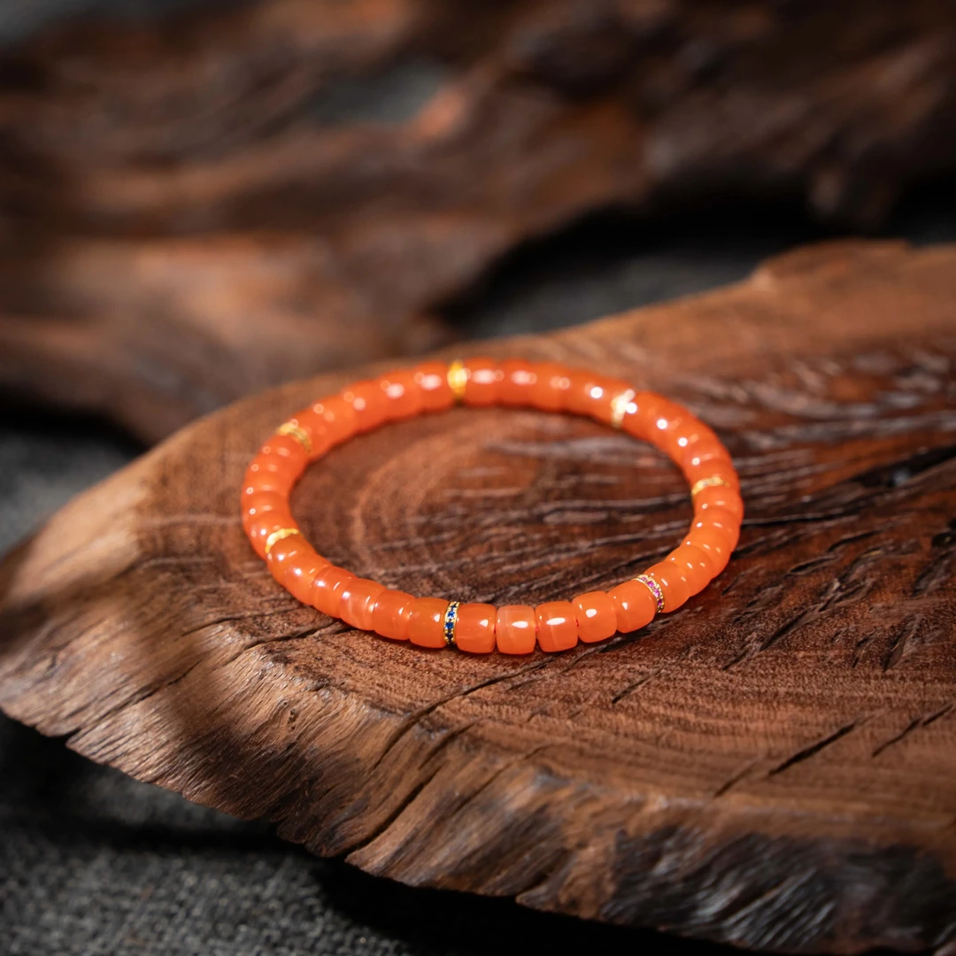 7mmY保山滴水洞七彩直切手串/99710880