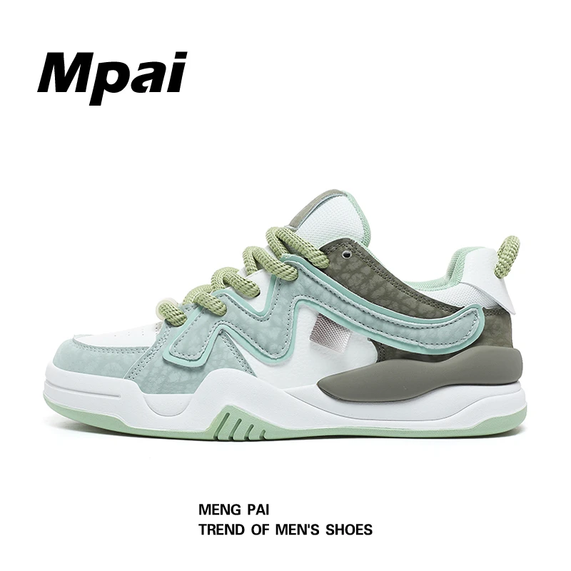 小众原创设计鞋子男潮鞋2023新款潮流百搭低帮休闲运动鞋厚底板鞋