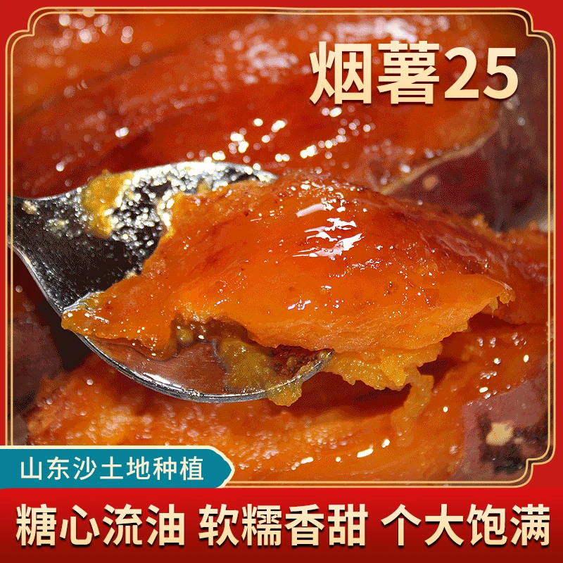 【坏果包赔】山东烟薯25号产地直发红心蜜薯红薯超甜地瓜沙地番薯