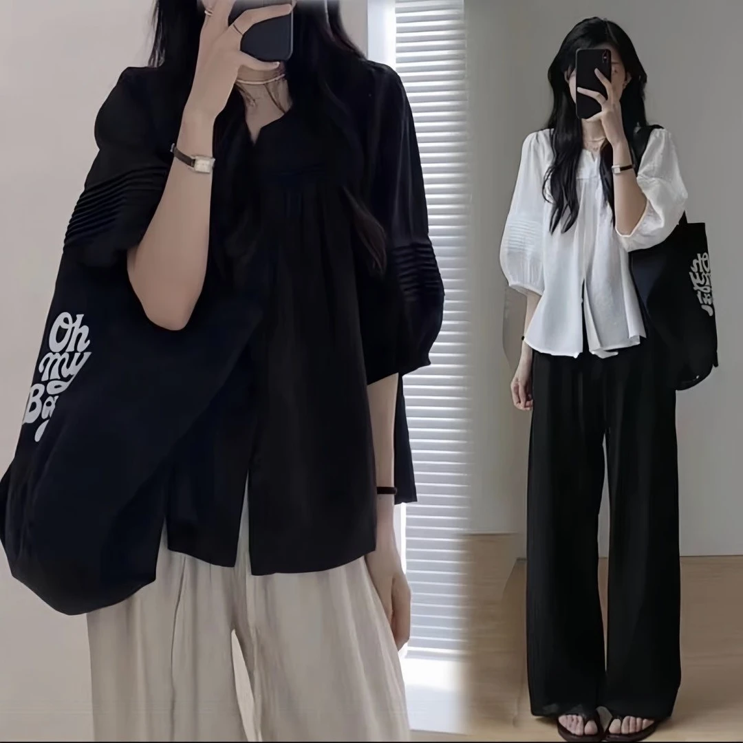 孕妇装夏款2025新款套装时尚洋气时髦高级感上衣女夏装两件套夏季