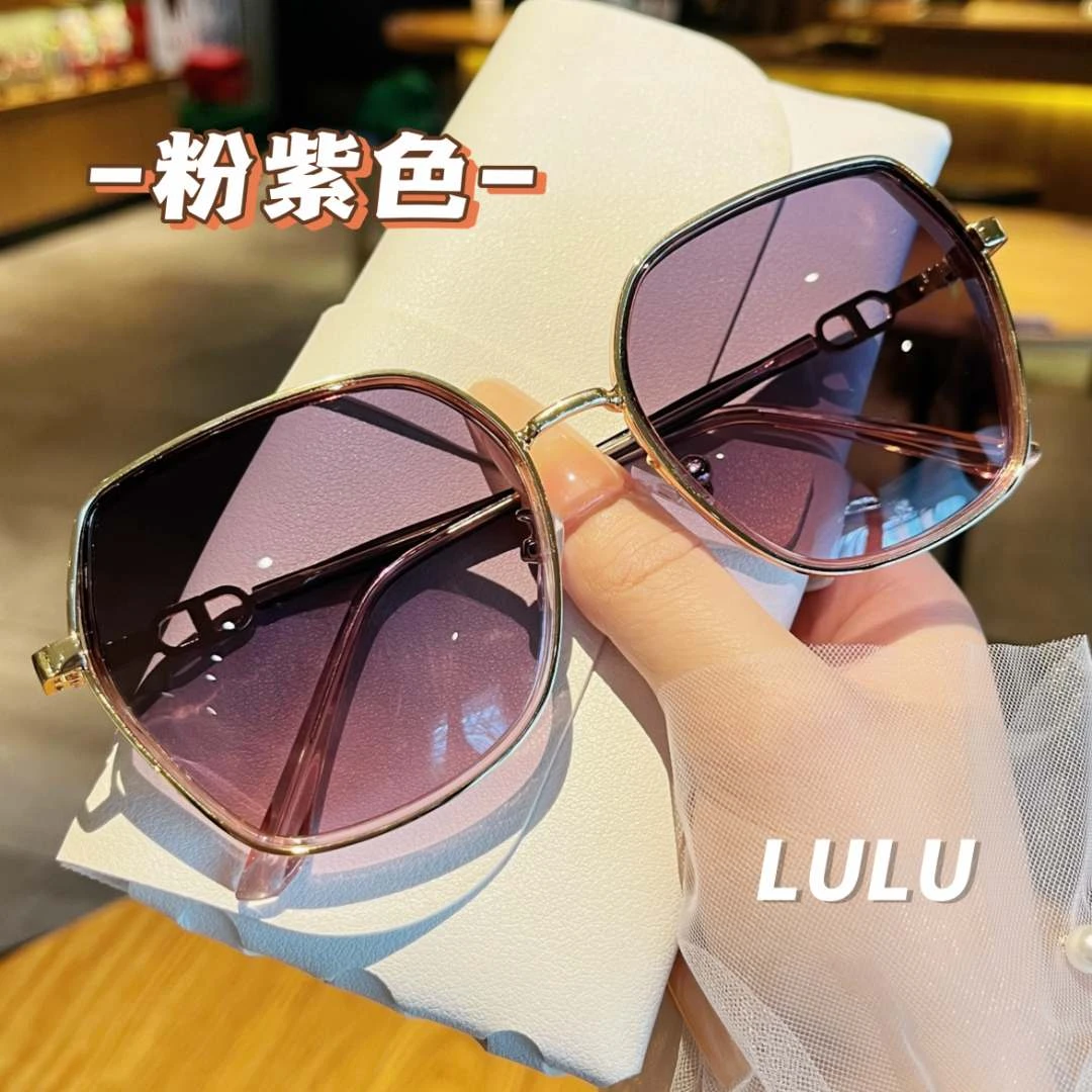 新款时尚驾车高清防蓝光太阳镜潮流防晒显瘦百搭墨镜偏光太阳眼镜