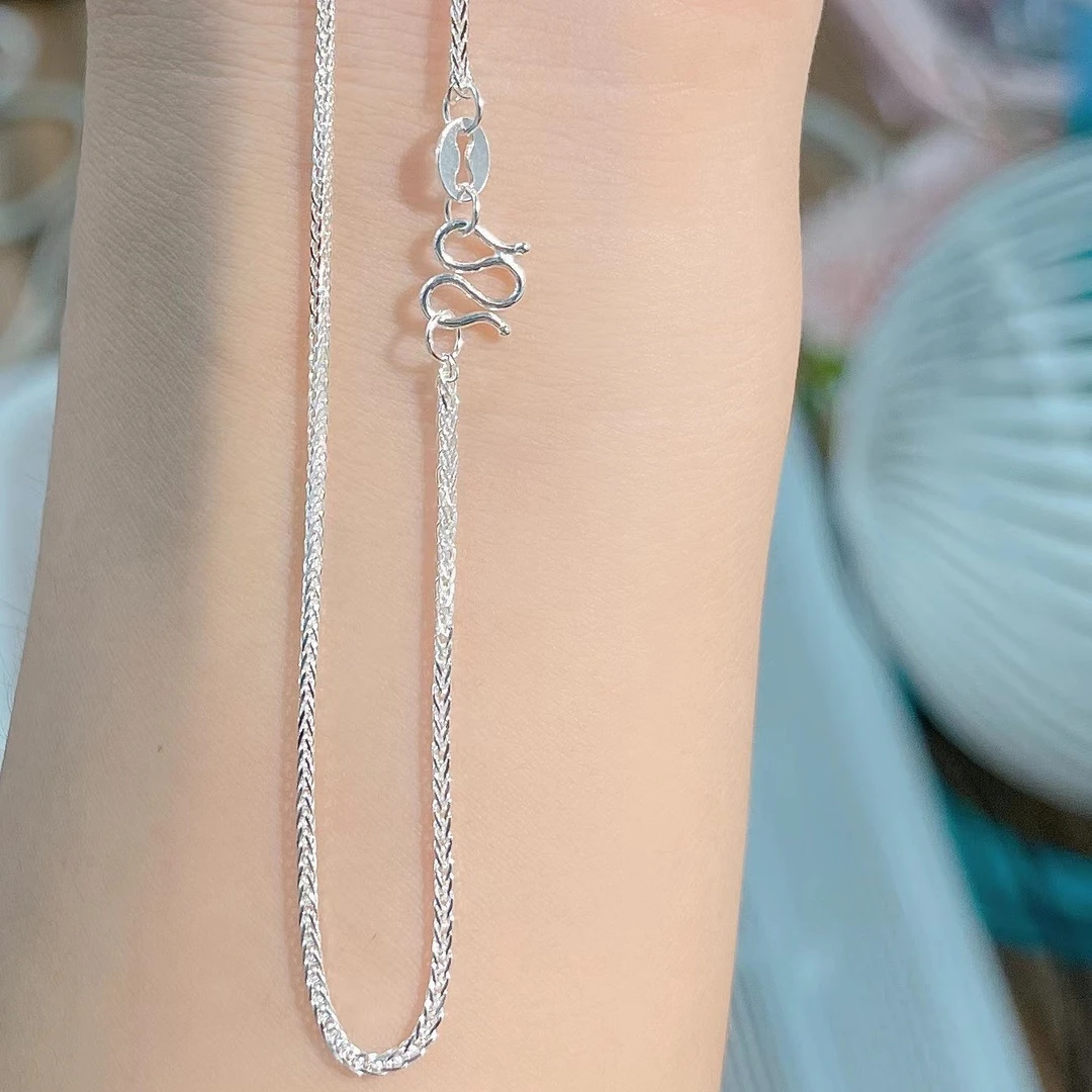 链子足银 【肖邦项链-45cm】 足银999 A8080