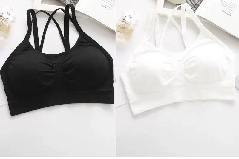 7频道美背吊带背心式一体薄款