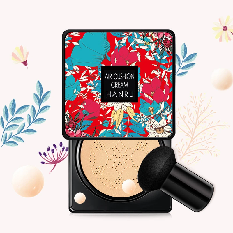 蘑菇气垫BB霜女遮瑕滋润强粉底液CC霜裸妆不脱妆斑点隔离提亮肤色