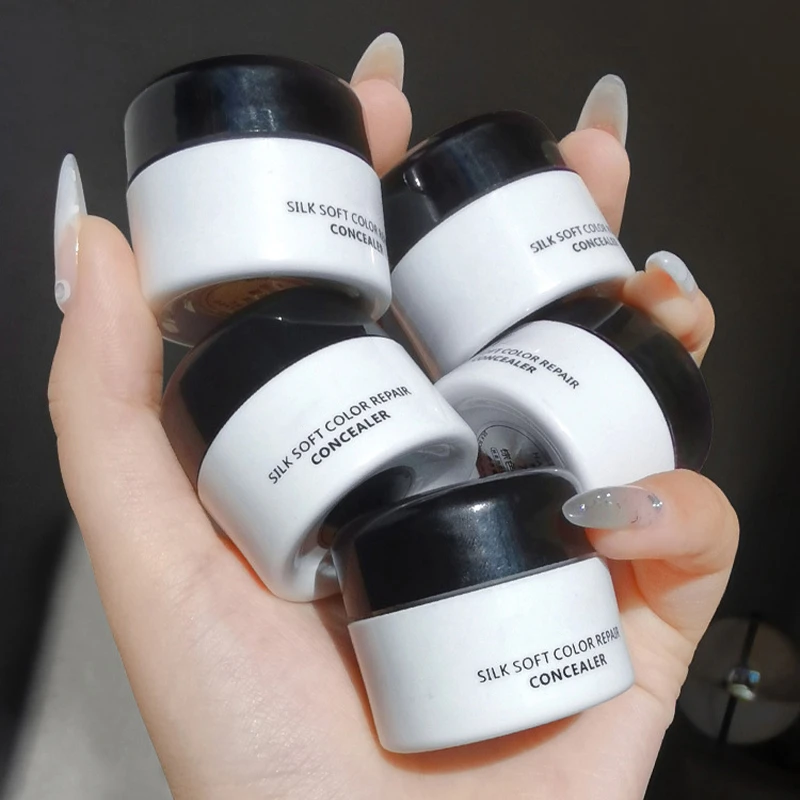 水凝霜遮瑕膏遮盖脸部斑点痘印痘痘遮暇盘修容霜遮黑眼圈泪沟纹身