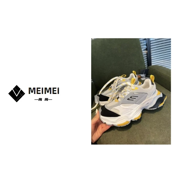 XMM.《擦色老爹鞋》女款时尚百搭透气厚底复古低帮擦色老爹鞋-98198