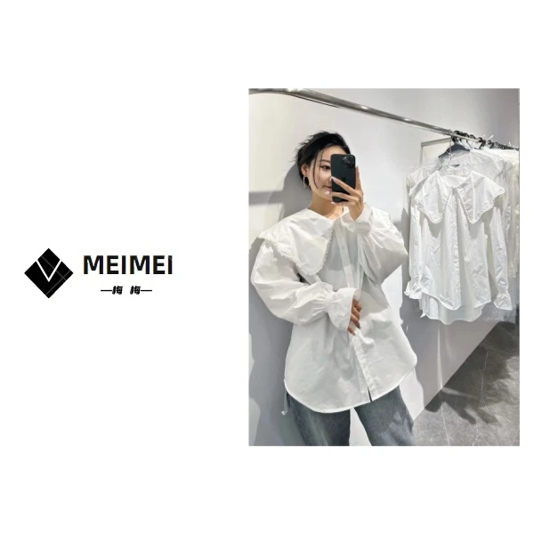 XMM.《都市潮流订珠衬衣》新款都市潮流时尚衬衫-8132