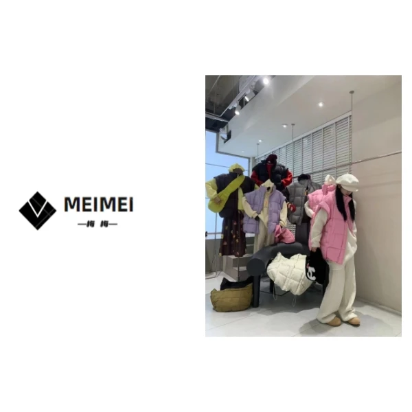 XMM.《落肩袖马甲》时尚百搭潮流时装女士气质秋季羽绒马甲-991