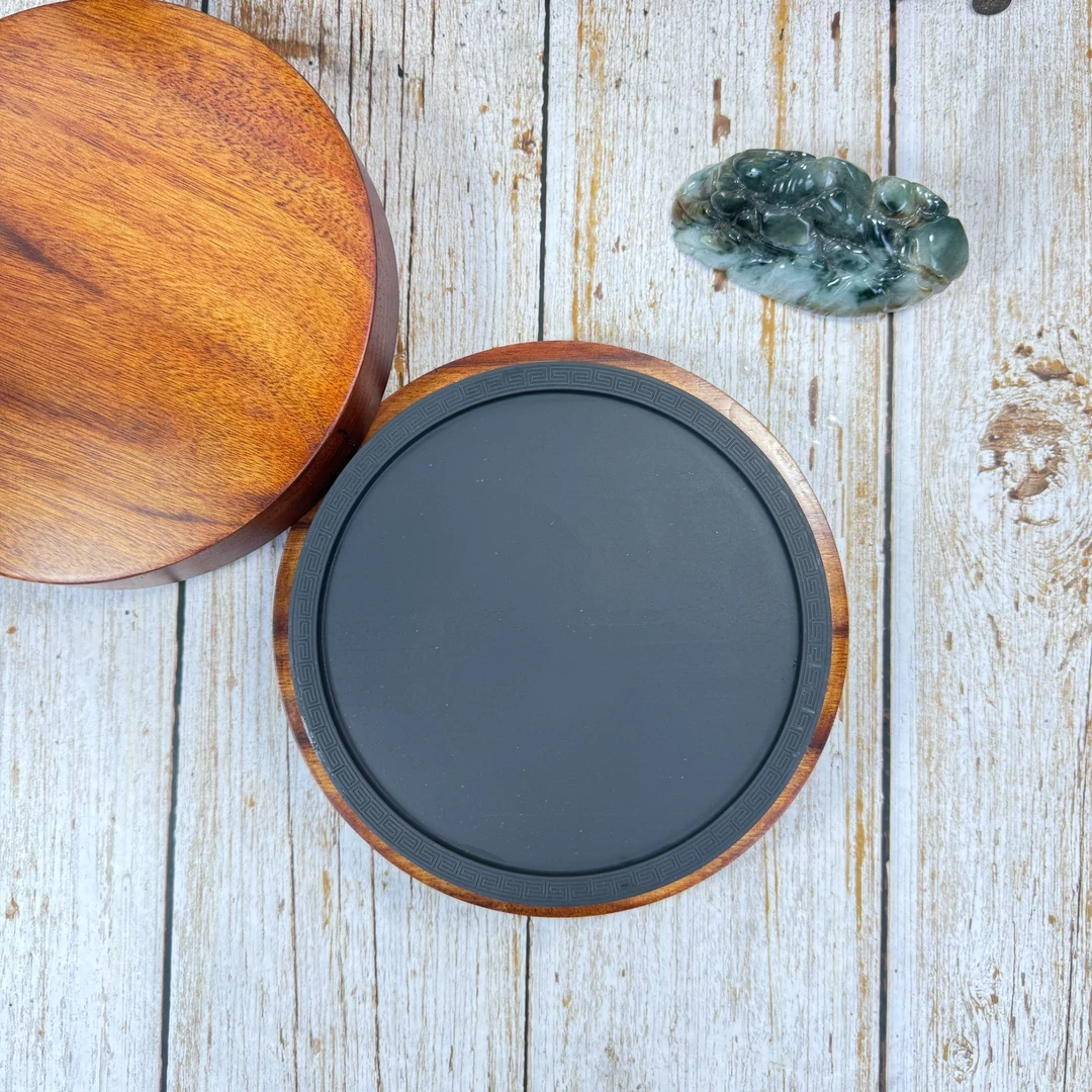 龙尾山歙砚金星坑玉带筛米银星玉带庙前青浅墨海