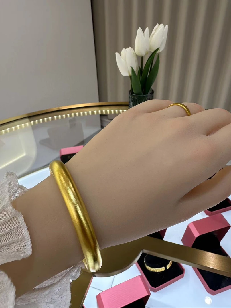 手镯古法磨砂时尚