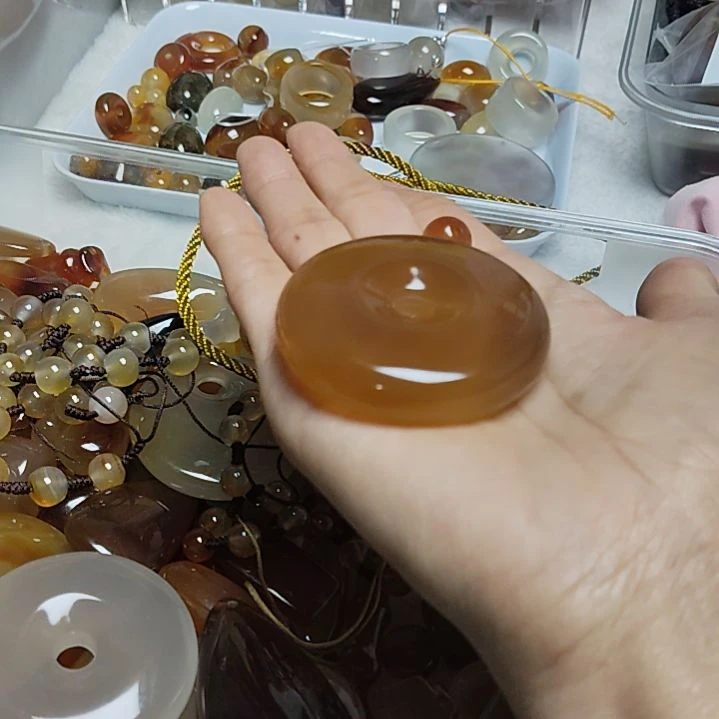 玛瑙/玉髓套链未镶嵌龙**间