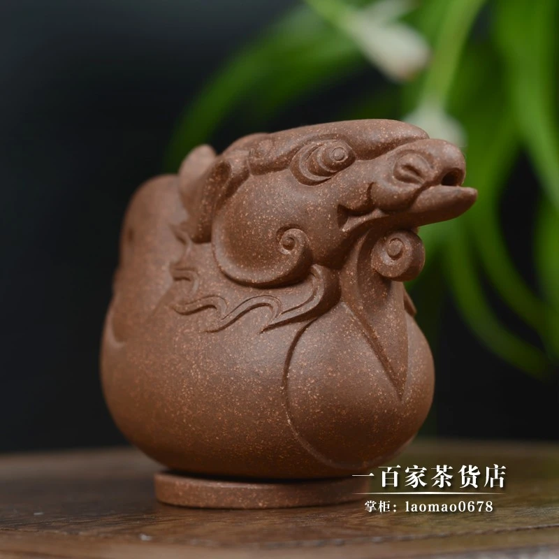 舞狮人张爱成制作龙砚滴仿古风砚台磨墨水滴书滴茶玩茶宠书法配件