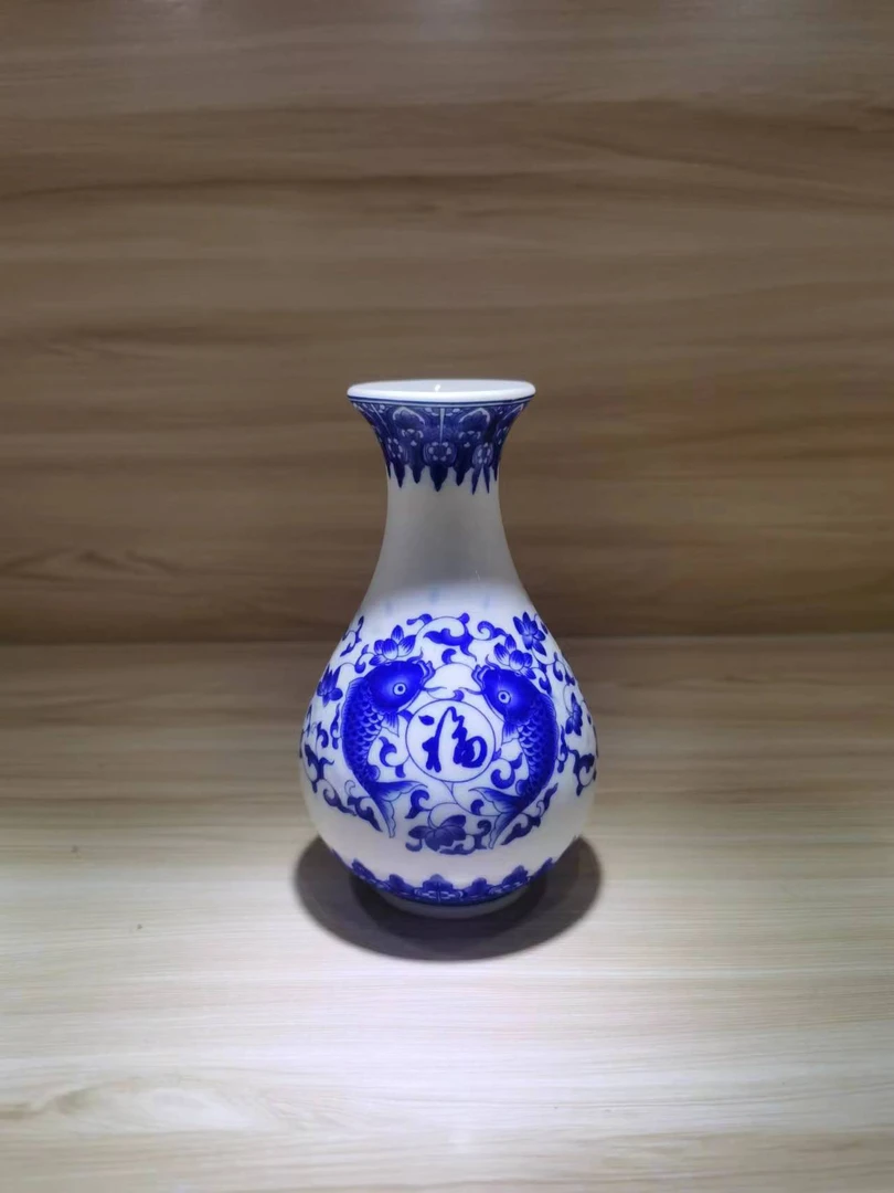 WH21景德镇陶瓷青花玉壶春瓶（不固定一件）