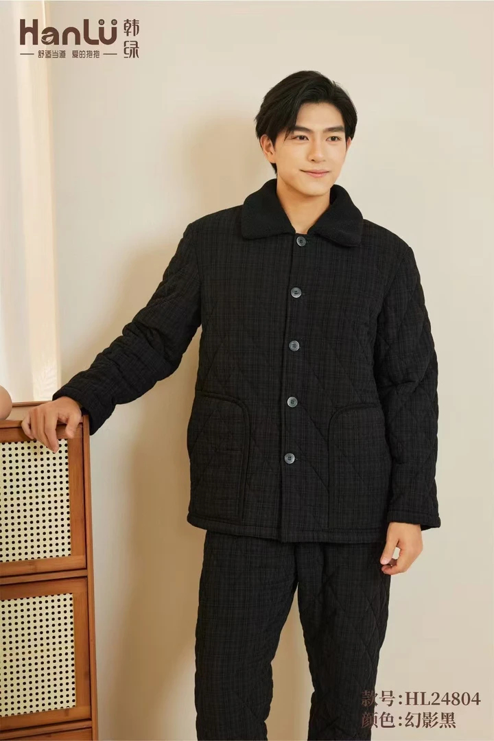 韩绿一线品牌简约款三层加厚棉花