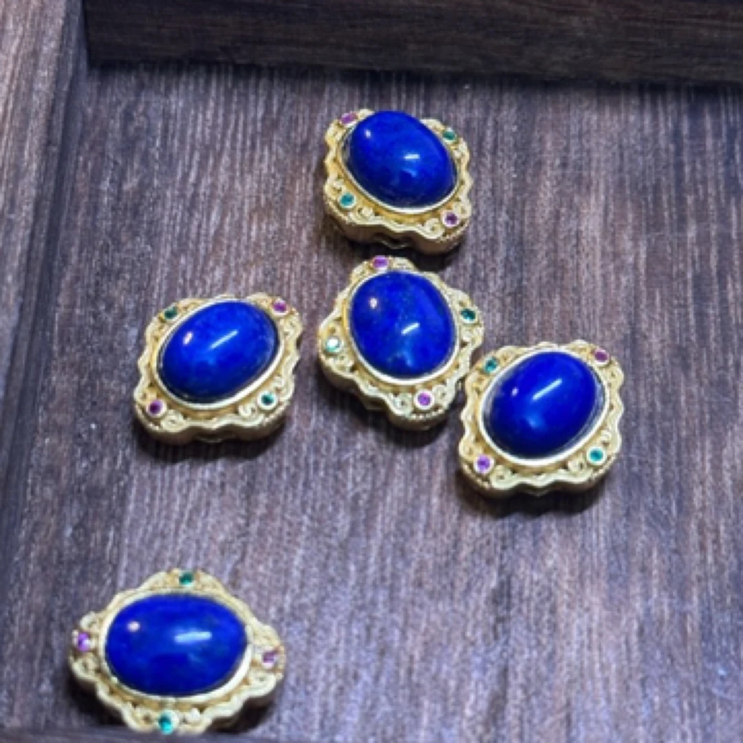 925银银制品 银镀金提溜配件（带S925钢印）