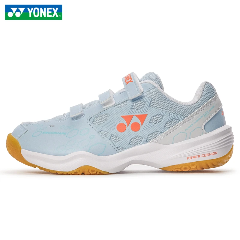 YONEX尤尼克斯YY新款正品儿童羽毛球鞋男童女童网球乒乓球101JR