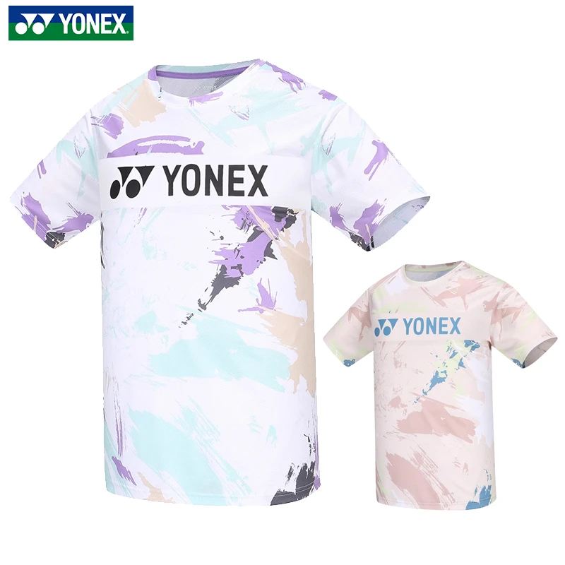YONEX尤尼克斯新款速干羽毛球服男女短袖T恤上衣情侣团购115253