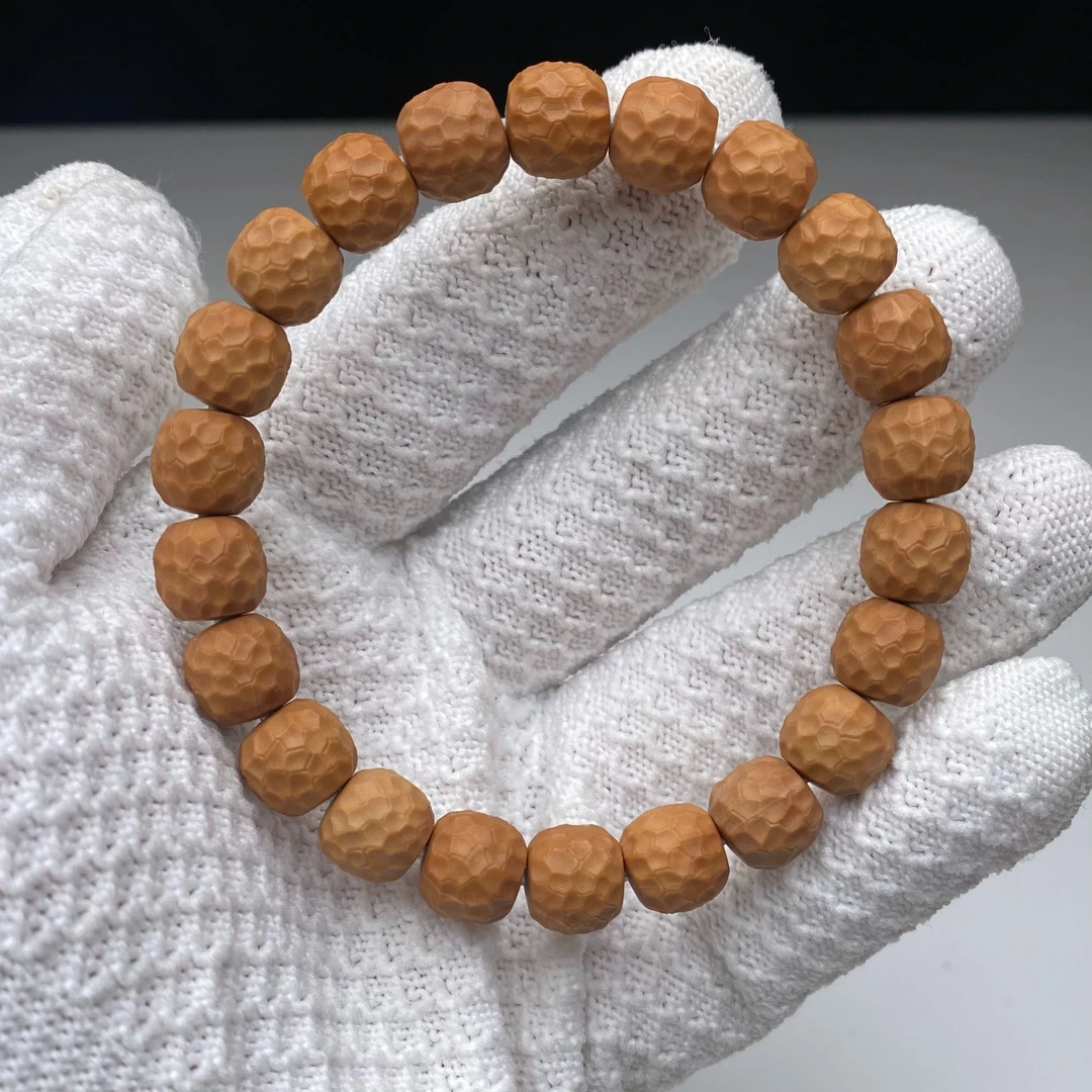 【老A猴头】蛟龙手串，全品无瑕，无黑点无封口线