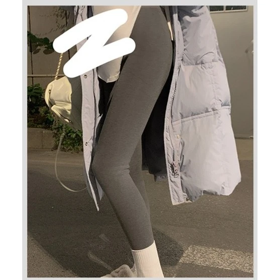 22110511小个子加绒加厚打底裤女冬季弹力紧显瘦身健美瑜伽裤外穿