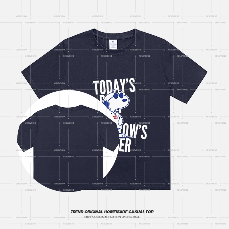 【T恤系列】插兜小白狗 230g精梳棉男女同款