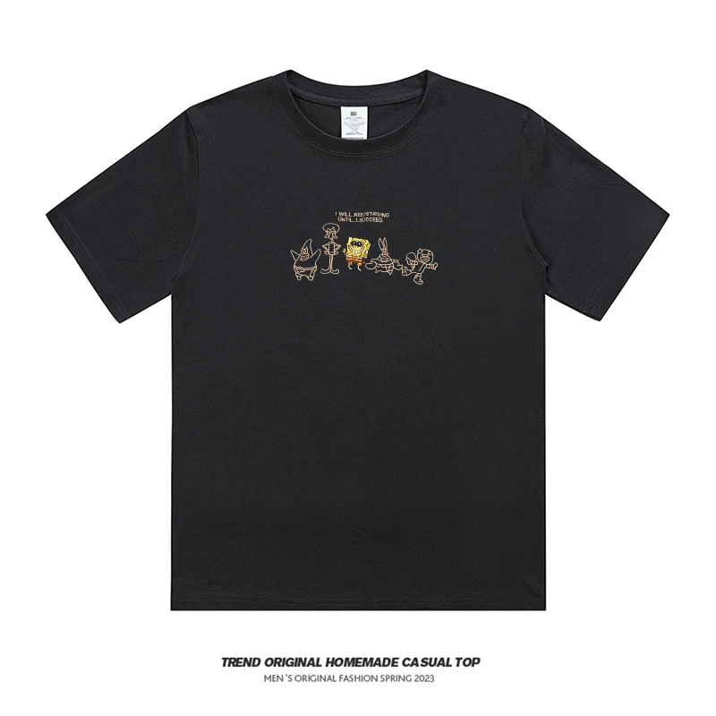 【T恤系列】比奇堡 海绵BB 230g精梳棉男女同款短袖