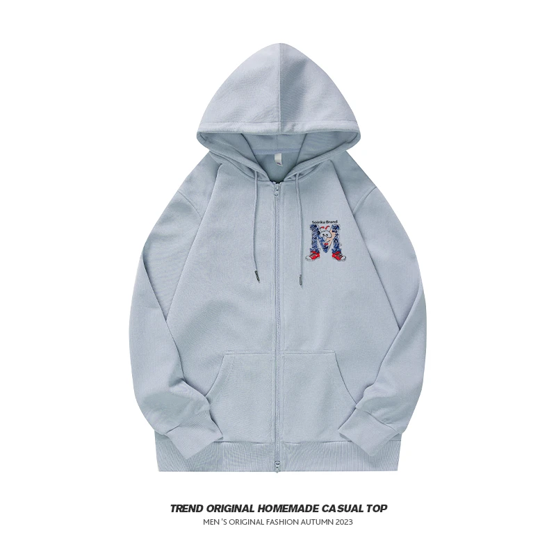 【外套系列】m选手 拉链开衫帽衣 宽松挺阔男女可穿无性别穿搭