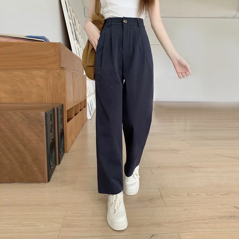 【长裤系列】奶皮裤 水洗肌理感直筒裤 休闲舒适长裤