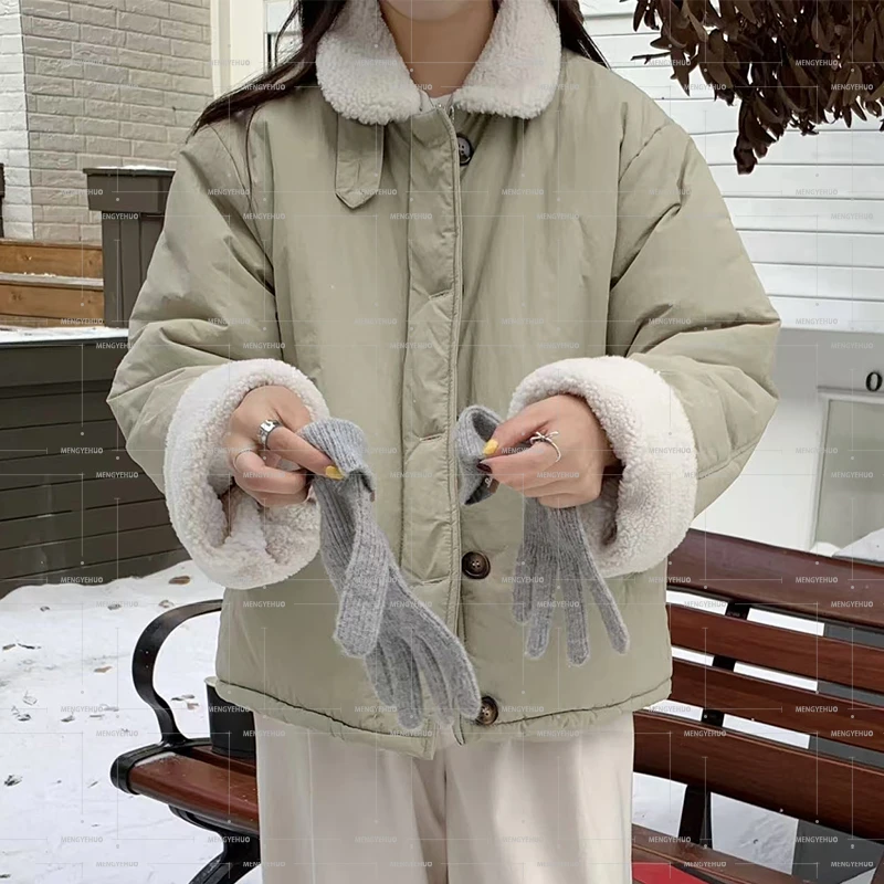 【棉衣系列】行走的小被子翻领棉服经典简约小众款肌理面料棉衣服